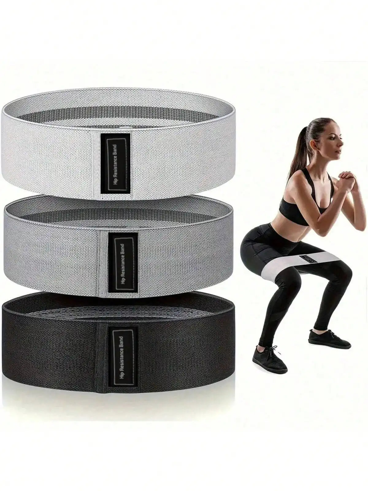 Basic Fabric Resistance Hip Booty Bands Glutes and Thighs Workout