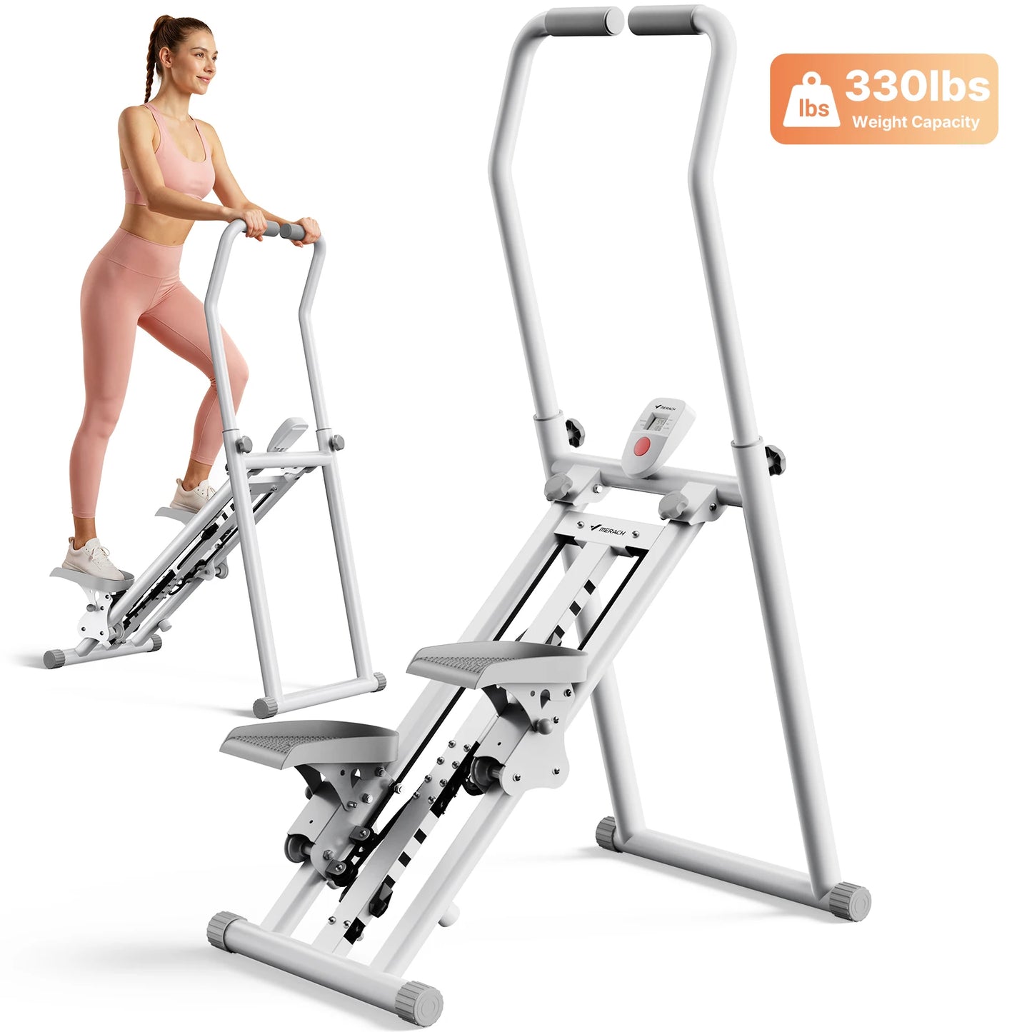MERACH Foldable Stair Stepper Indoor Full Body Workout Machine