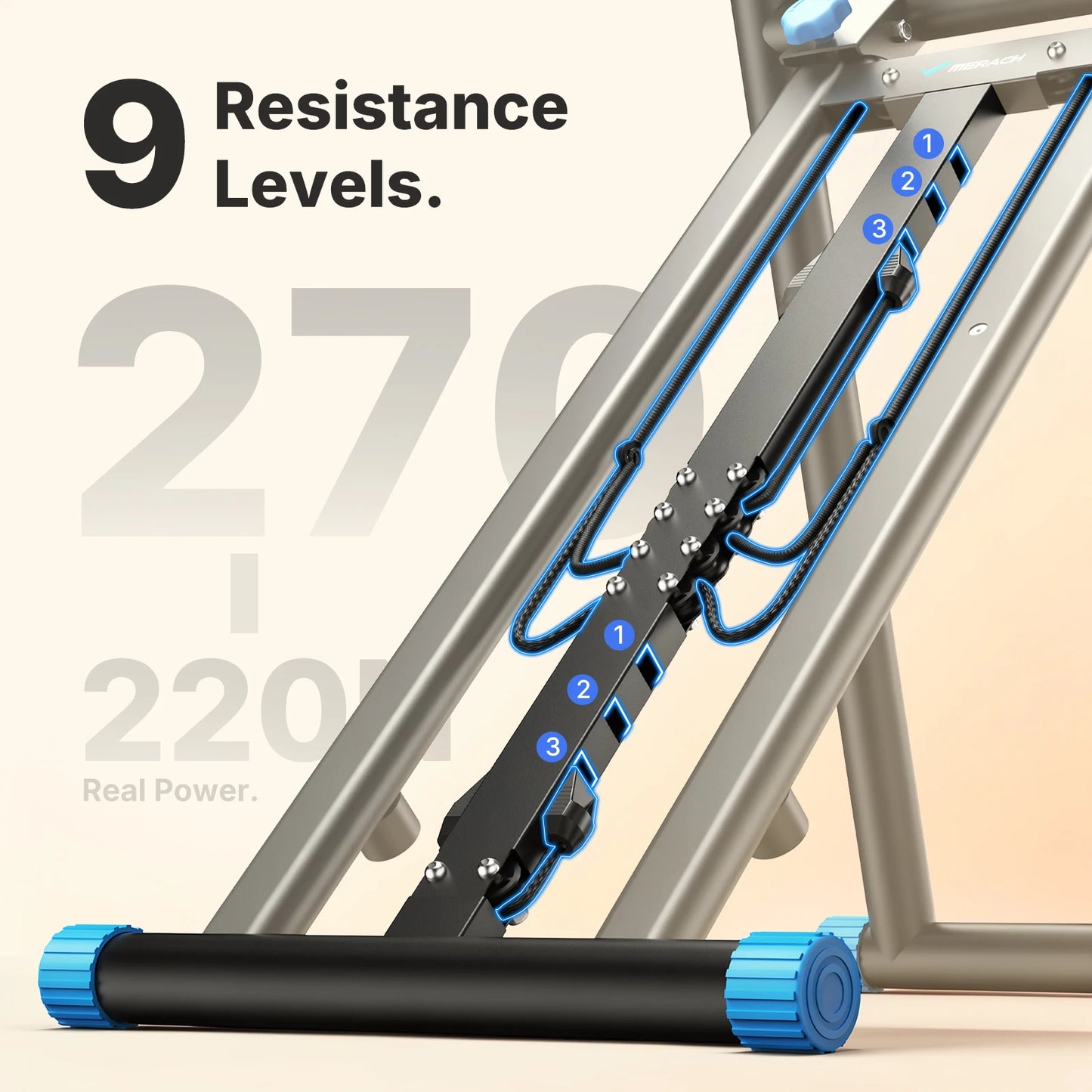 MERACH Foldable Stair Stepper Indoor Full Body Workout Machine