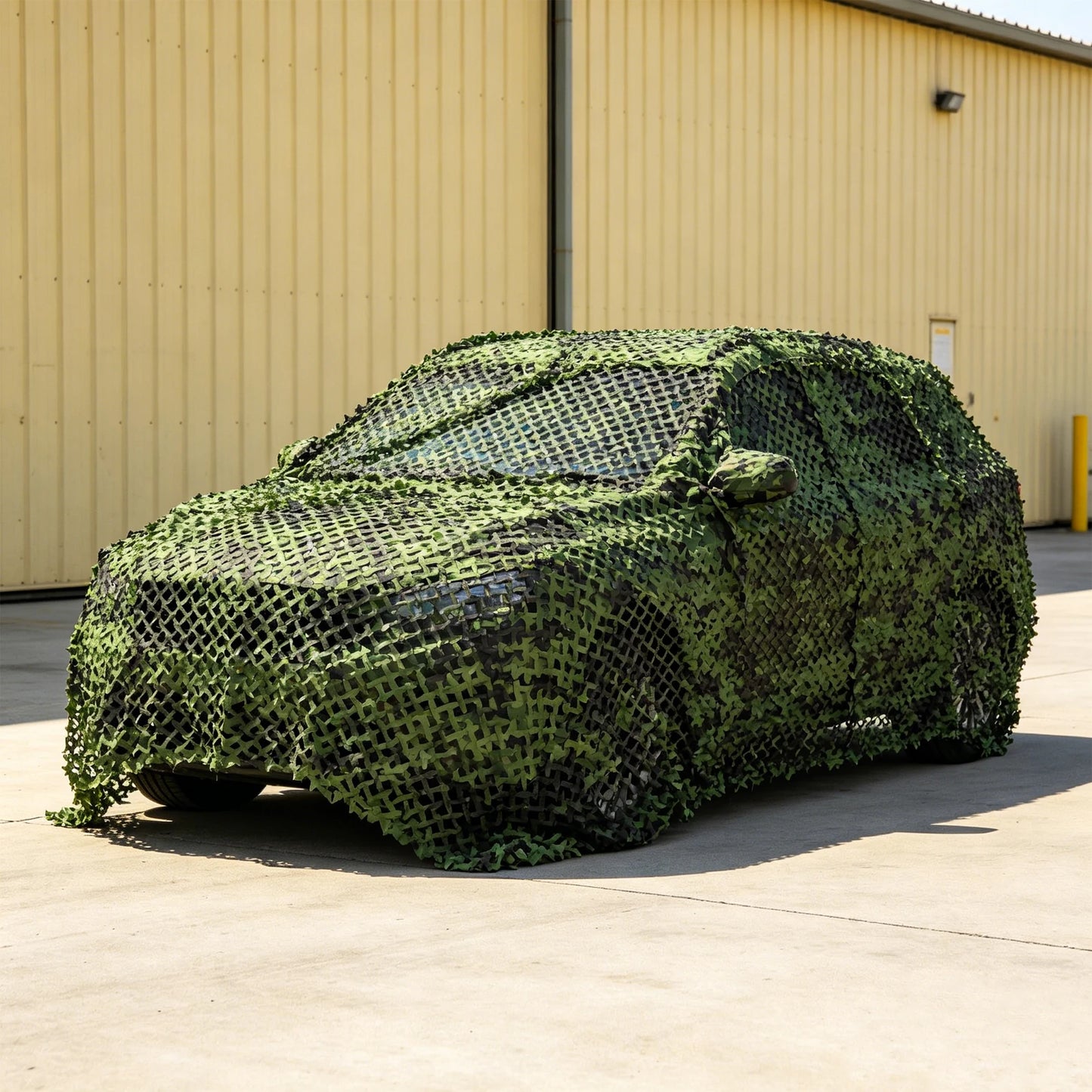 6*3m Hunting Net, 150D Polyester Camouflage Net, Outdoor Camouflage Net for Camping, Shading, Decoration, Suitable for Various Seasons