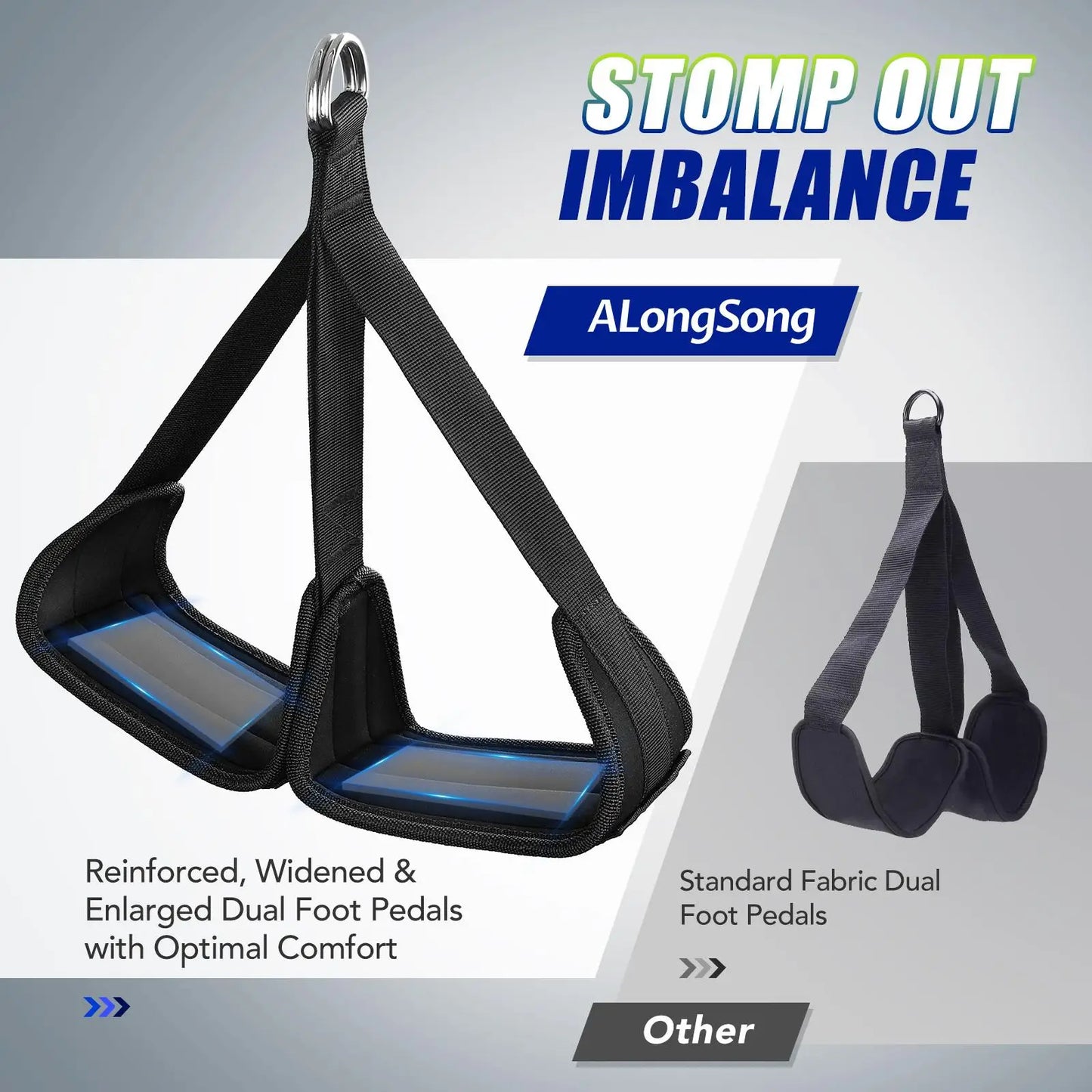 Heavy Duty Pull Up Assist Bands 4x80lbs With Wide Footplate