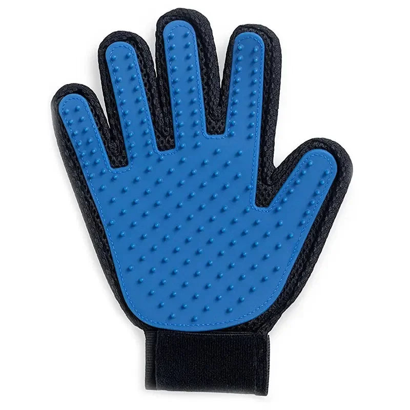 Silicone Pet Grooming Gloves Cats Hair Brush and Comb Gloves To Bathe Dogs Cleaning Hair Removal  for Dog Animal Use Supplies