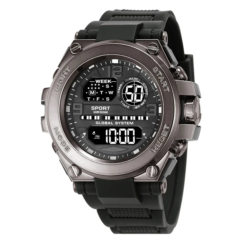 Multifunction Men's Sports Watch Waterproof Luminous LED Digital