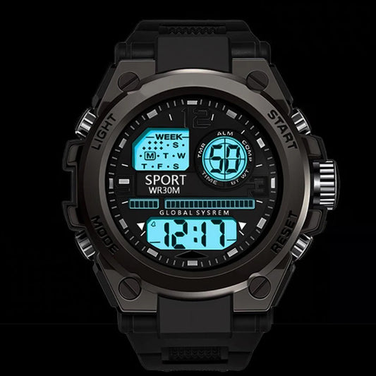 Multifunction Men's Sports Watch Waterproof Luminous LED Digital