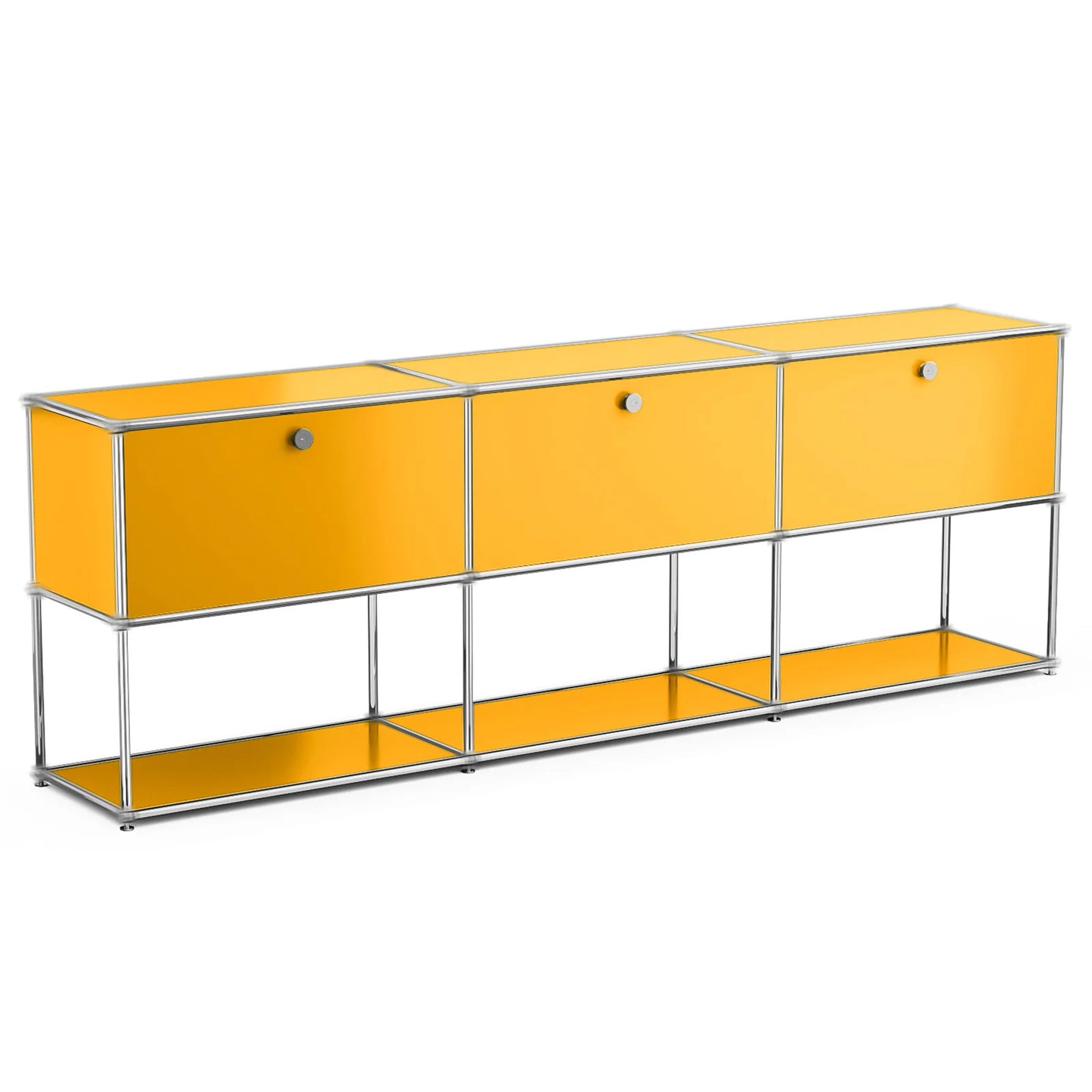Stainless Steel Storage Cabinet and TV Stand for Living Room