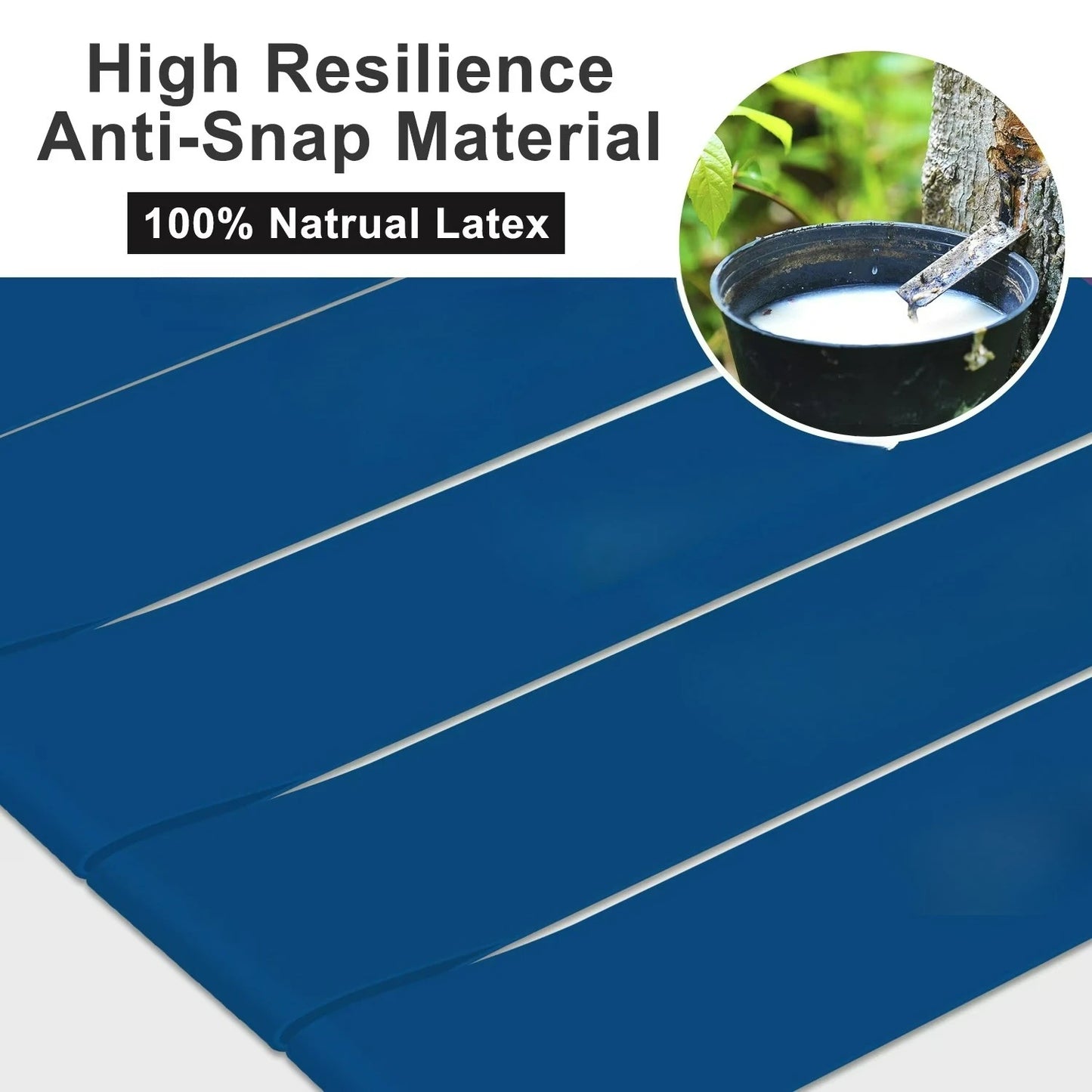 Resistance Loop Bands Set of 10 Heavy Elastic Exercise Bands