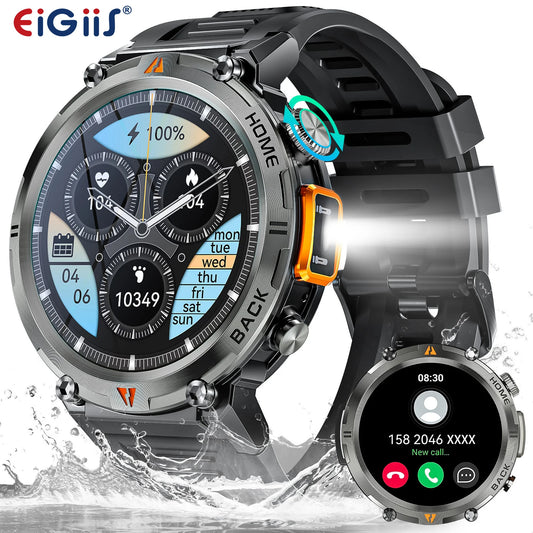EIGIIS KE3 Bluetooth Smartwatch for Men Heart Rate