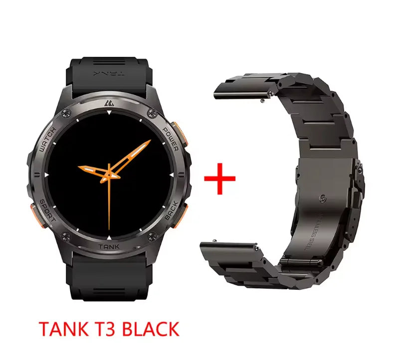 KOSPET Tank T3 AMOLED Smart Watch For Men Call Text