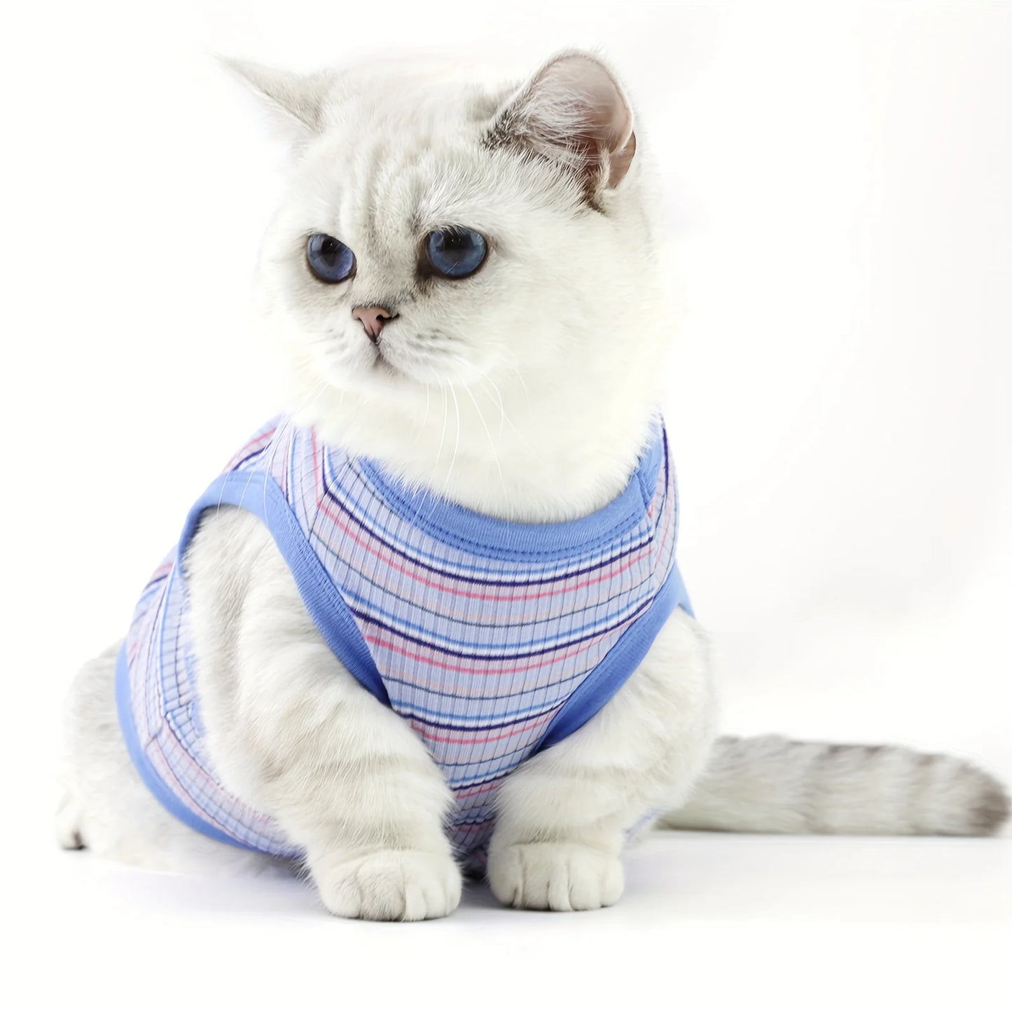 Rib Knit Dog Shirt Vest For Small Dogs And Puppies