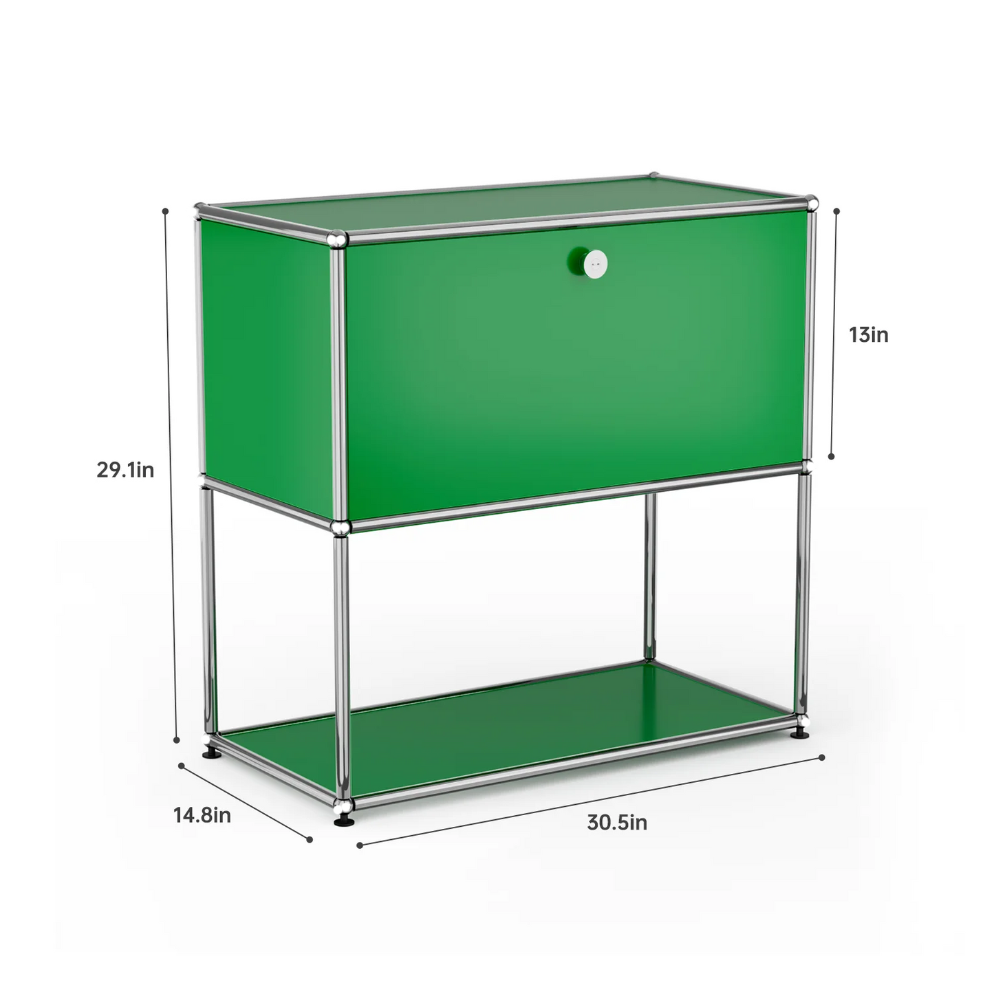 Stainless Steel Storage Cabinet and TV Stand for Living Room