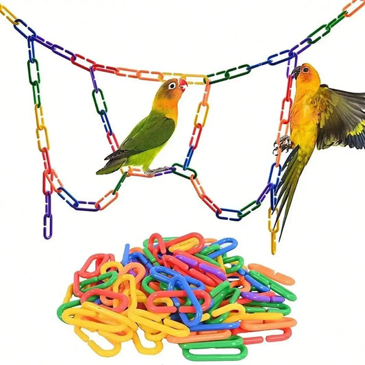 Sugar Glider Climbing Rope Swing Training Toy Plastic Chain