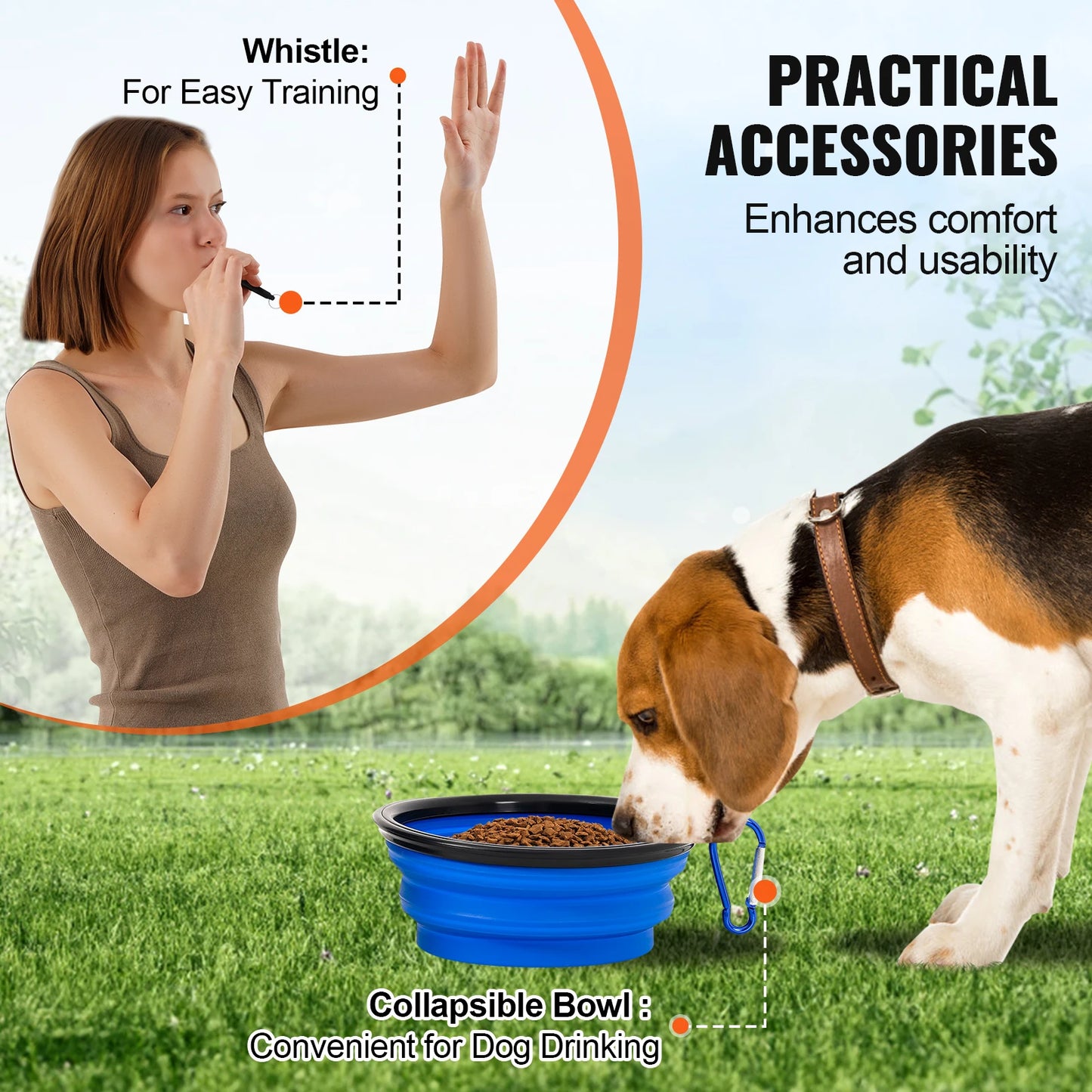 SucceBuy Dog Agility Training Set 4 Piece PVC Hurdle Kit