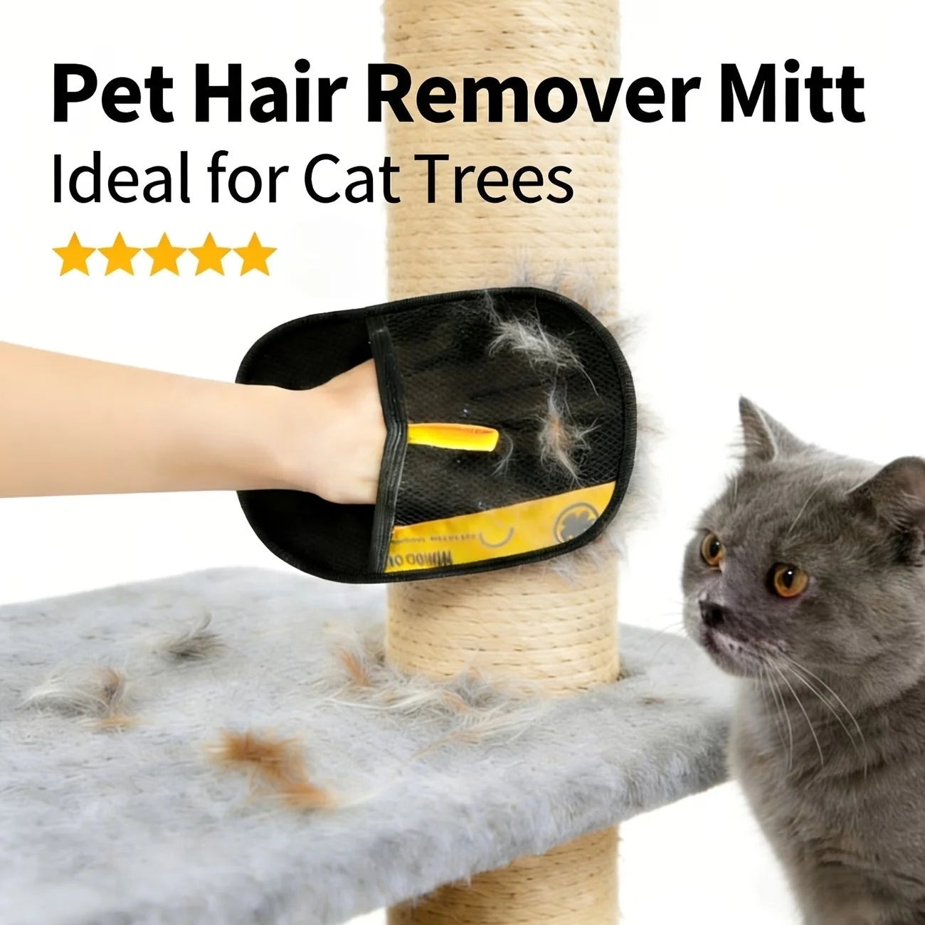 Pet Hair Removal Gloves Removes Pet Hair And Cleans Hard-to-reach Areas Ideal for Bedding,Clothing,Sofas, Blankets Cat Dog Beds