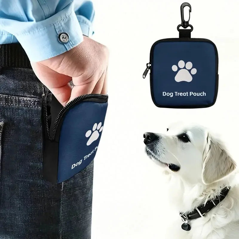 Portable Dog Treat Bag Multifunctional for Outdoor Training