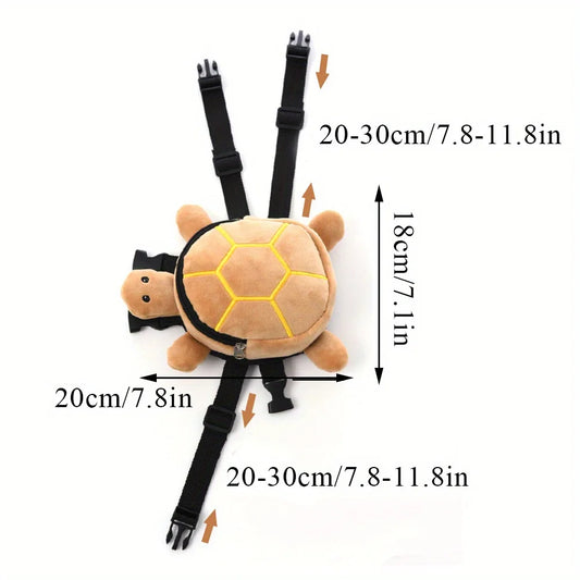 Turtle Shaped Dog Backpack Carrier For Small Dogs With Straps