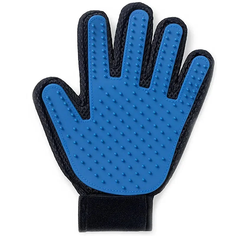 Silicone Pet Grooming Gloves Cats Hair Brush and Comb Gloves To Bathe Dogs Cleaning Hair Removal  for Dog Animal Use Supplies