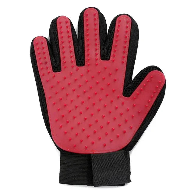 Silicone Pet Grooming Gloves Cats Hair Brush and Comb Gloves To Bathe Dogs Cleaning Hair Removal  for Dog Animal Use Supplies