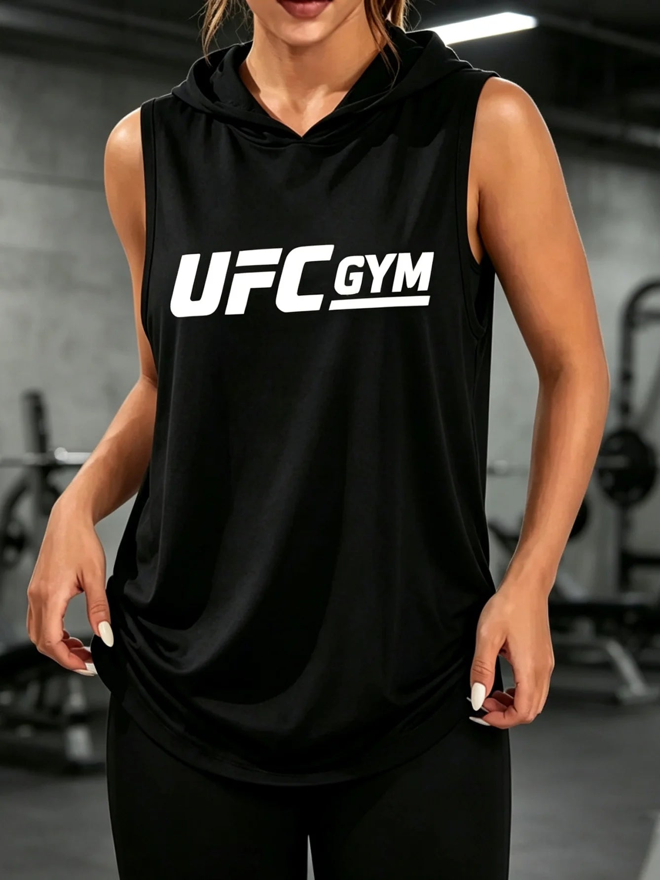 Unisex Sleeveless Hooded Gym Tank Top for Daily Workouts