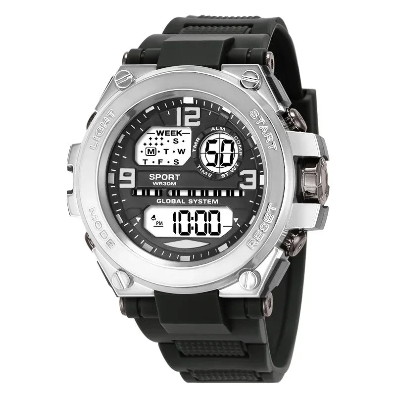 Multifunction Men's Sports Watch Waterproof Luminous LED Digital