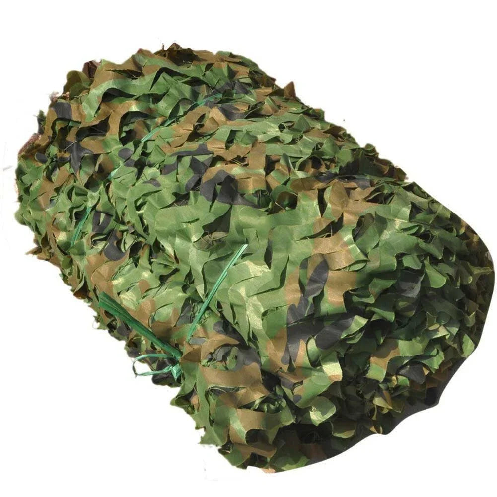 13x20Ft Green Camouflage Netting Army Camo Outdoor Sunshade Mesh Woodland Camping Hunting Cover Shade Sun Shelter for Camping