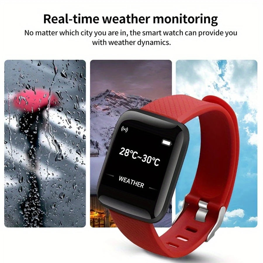 CHAONB Smartwatch Men Women Android iOS Fitness Tracker Bluetooth 4.0