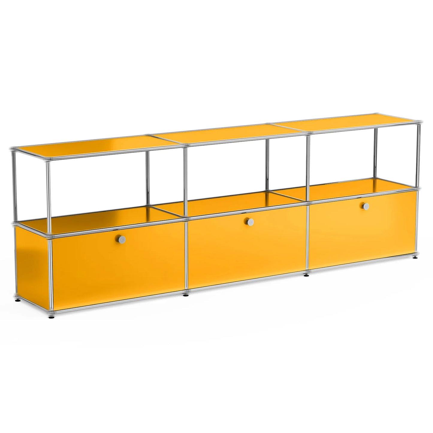 Stainless Steel Storage Cabinet and TV Stand for Living Room