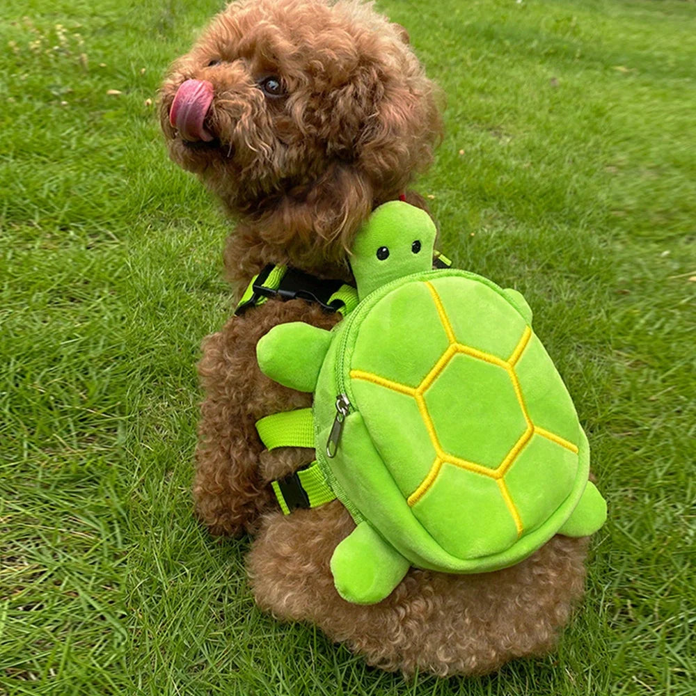 Turtle Shaped Dog Backpack Carrier For Small Dogs With Straps