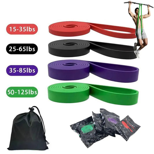 Pull Up Assistance Bands Set, 4 Level Resistance For Full Body Training