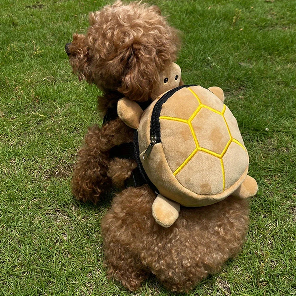 Turtle Shaped Dog Backpack Carrier For Small Dogs With Straps