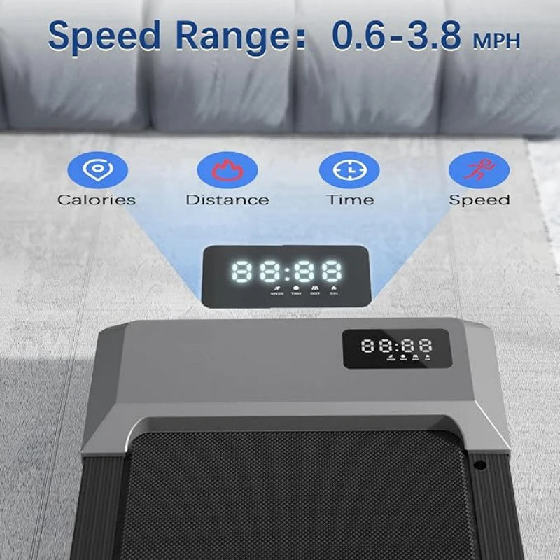 Superun 2-In-1 Treadmill For Home With LCD Display 2.5HP 300 Pounds Capacity