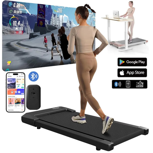 Superun 2-In-1 Treadmill For Home With LCD Display 2.5HP 300 Pounds Capacity