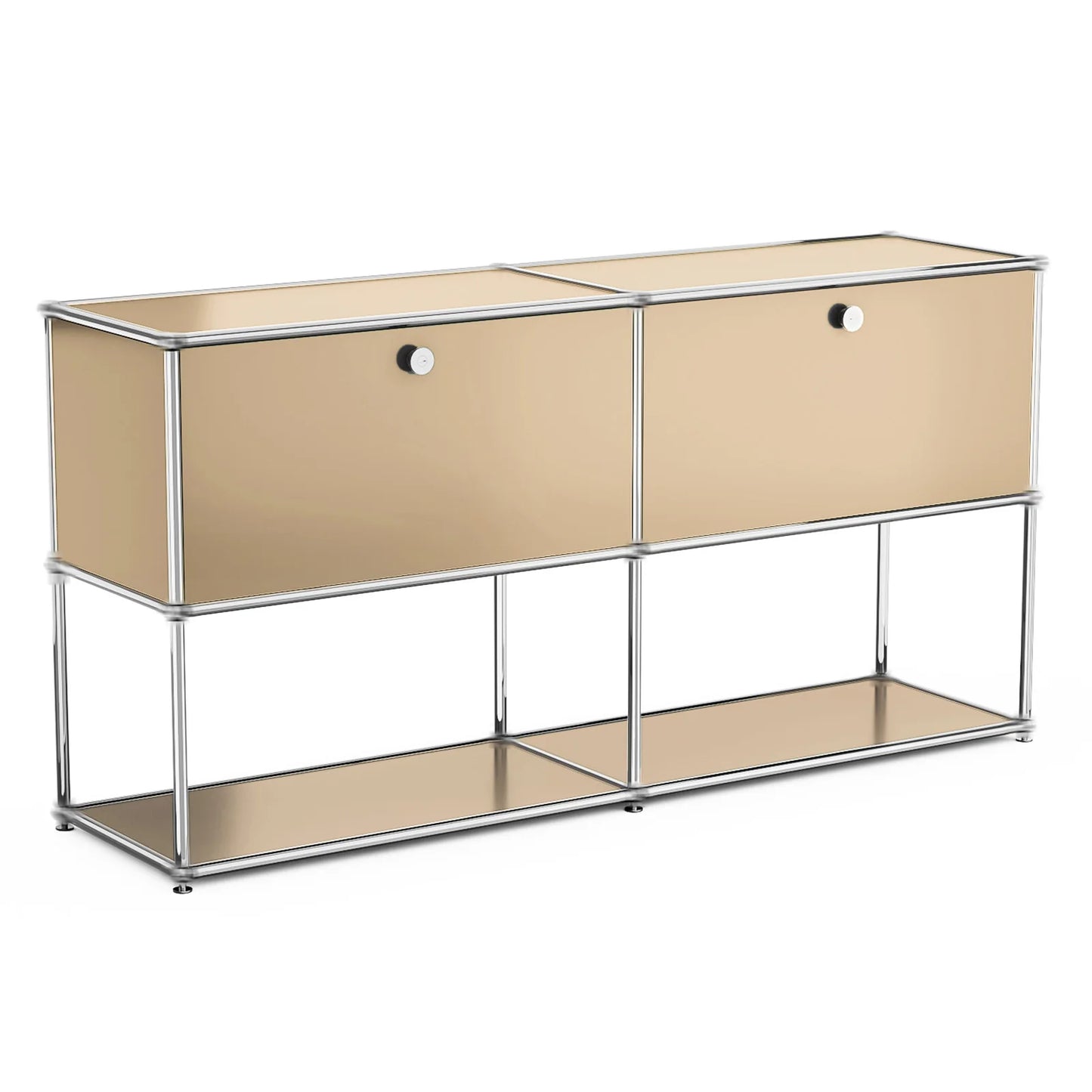 Stainless Steel Storage Cabinet and TV Stand for Living Room