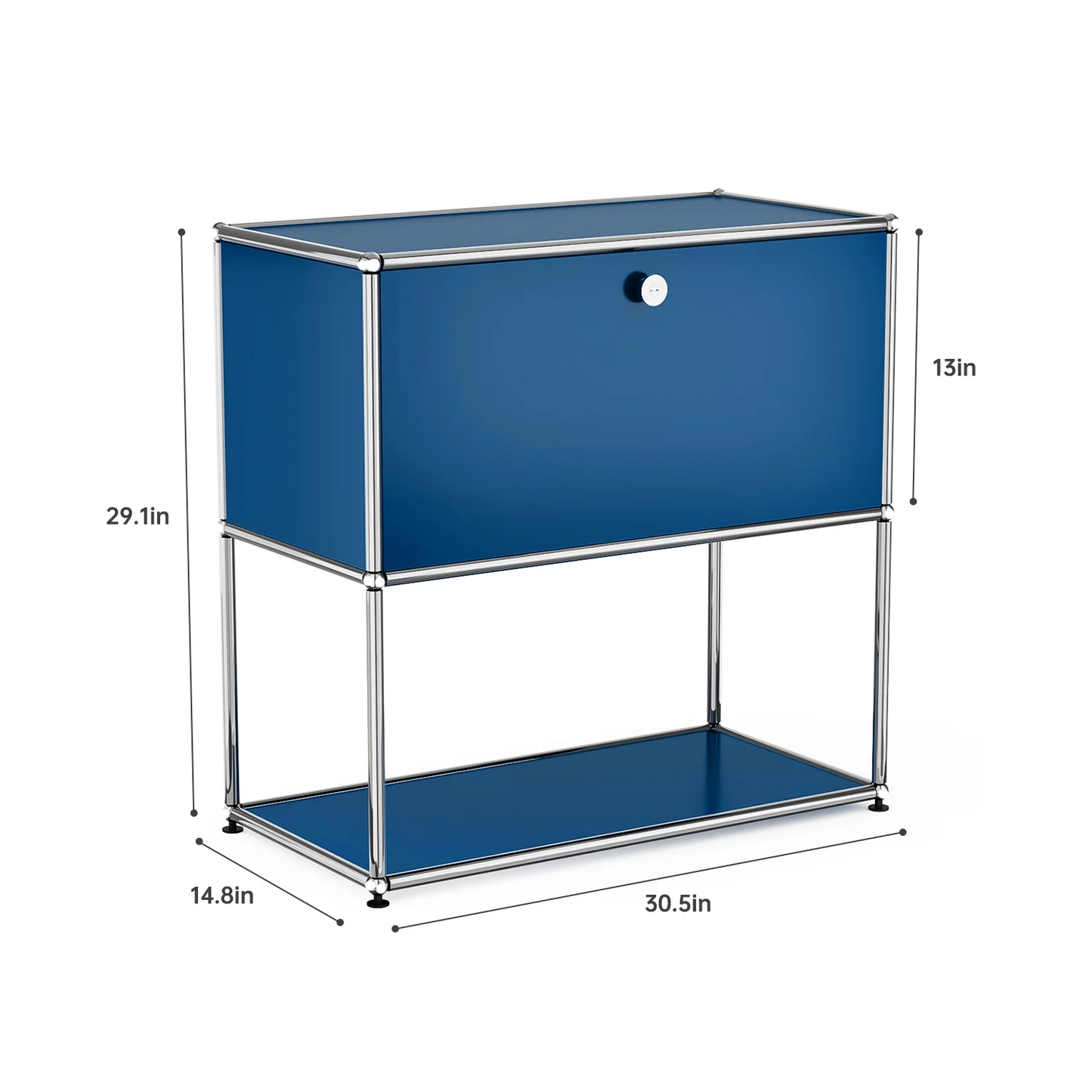 Stainless Steel Storage Cabinet and TV Stand for Living Room