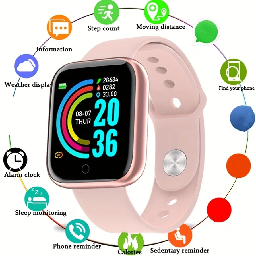 CHAONB Smartwatch Men Women Android iOS Fitness Tracker Bluetooth 4.0