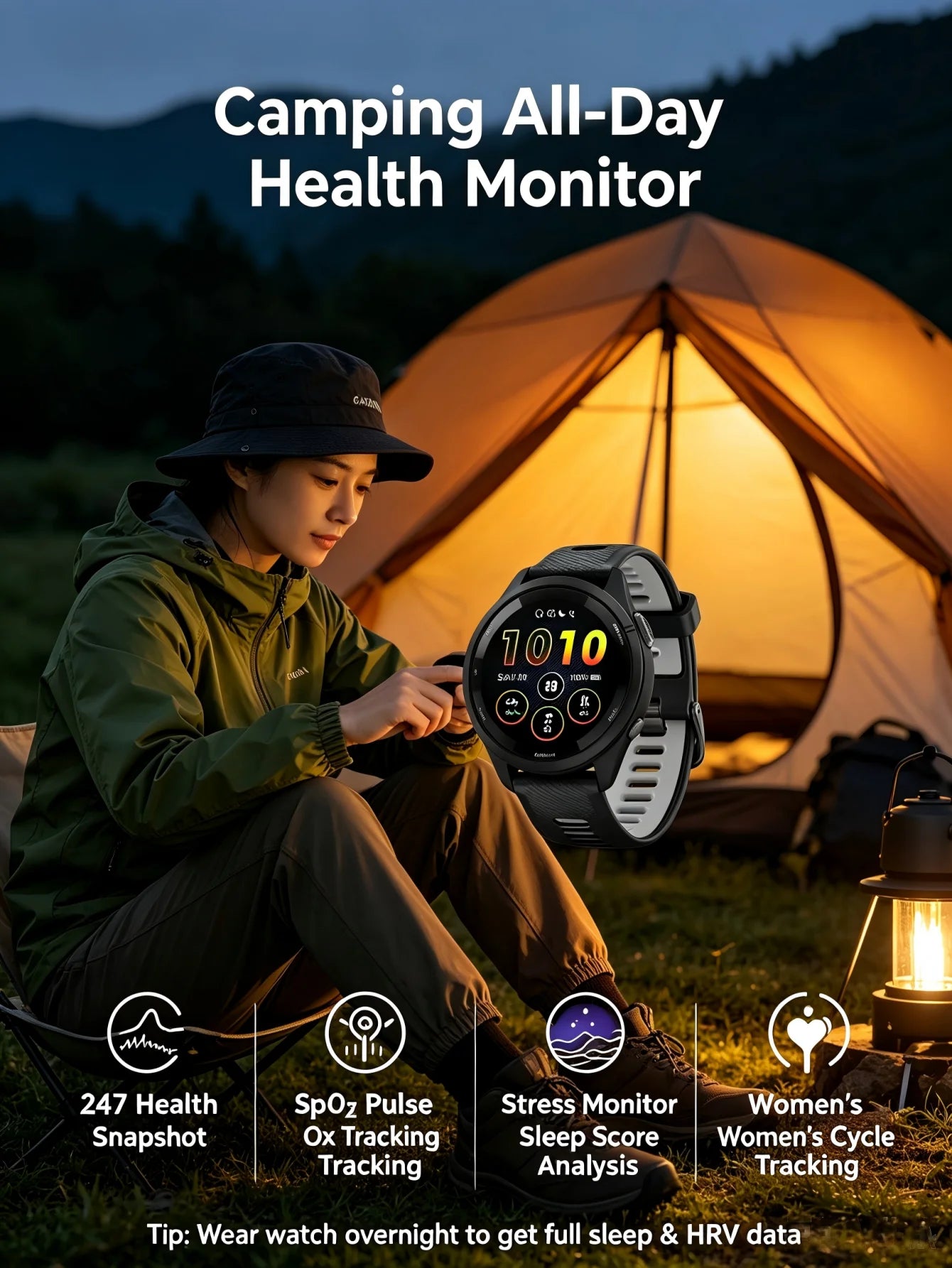 Garmin Forerunner 265 Outdoor GPS Smartwatch With Multiband Navigation