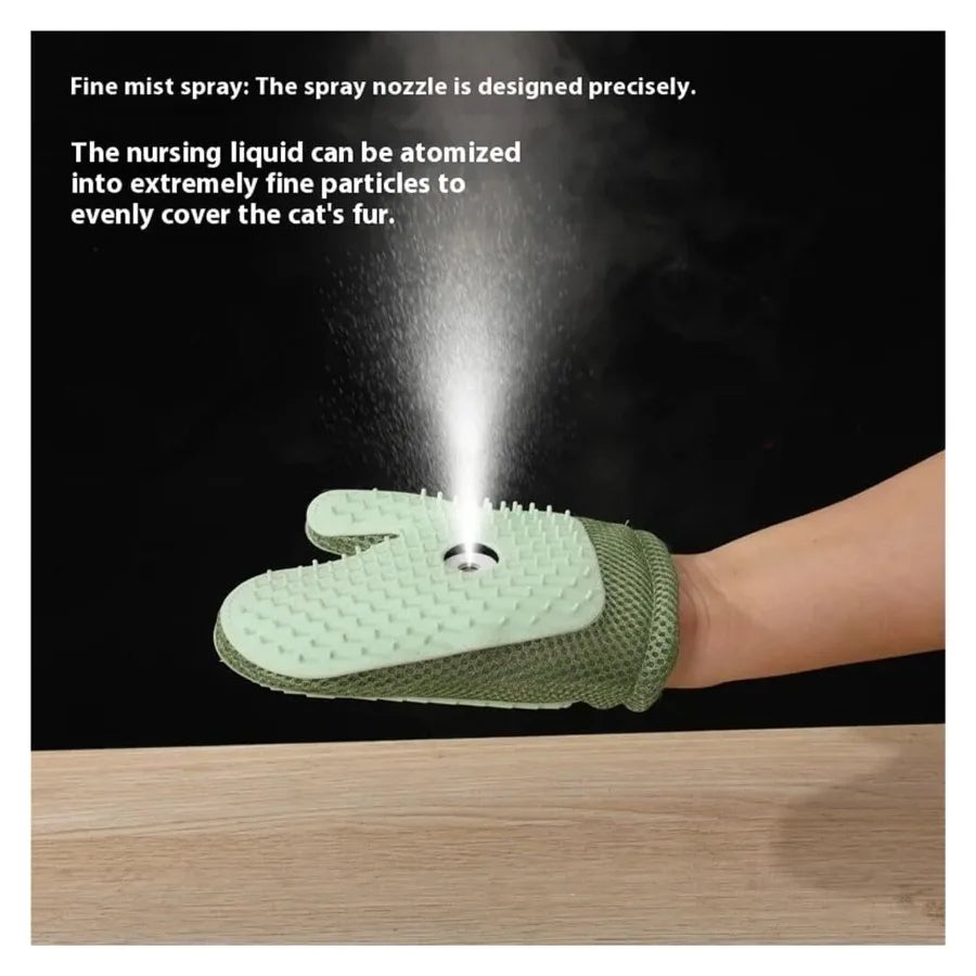 Silicone Grooming Gloves, Anti-Static and Hair-Free, Suitable for Cats and Dogs, Pet Grooming Tools