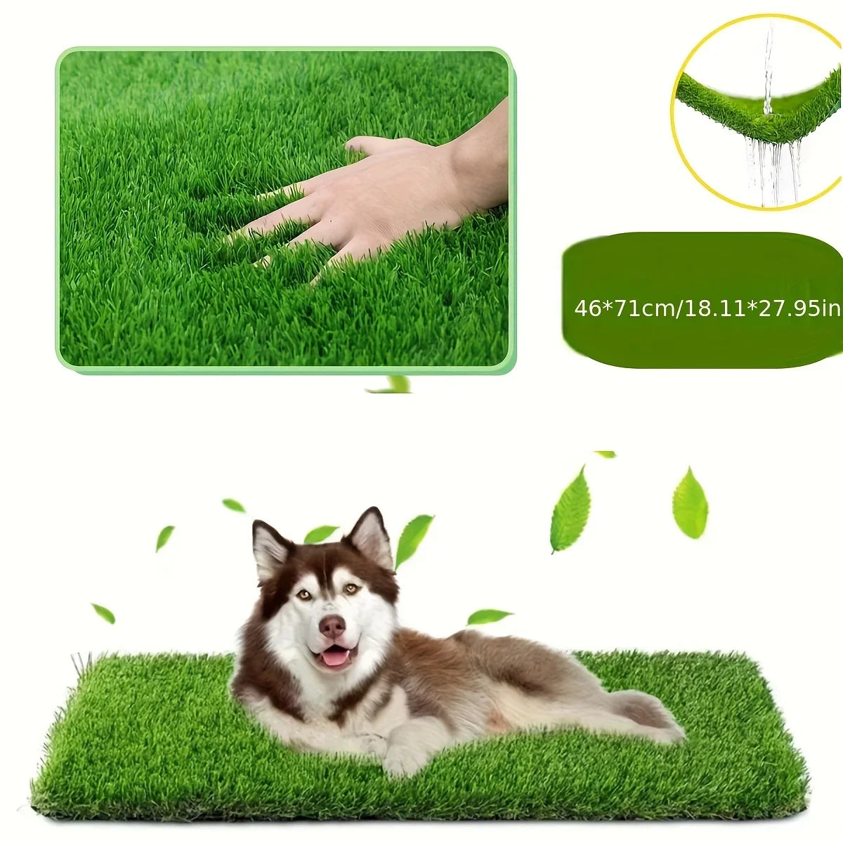 Ultimate Washable Dog Grass Mat For Training And Odor Control
