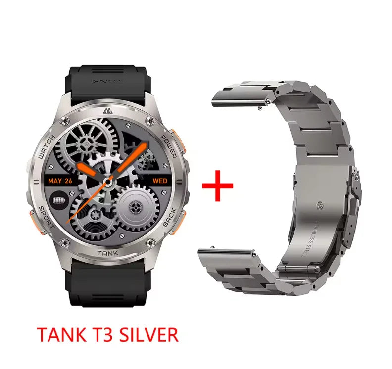 KOSPET Tank T3 AMOLED Smart Watch For Men Call Text