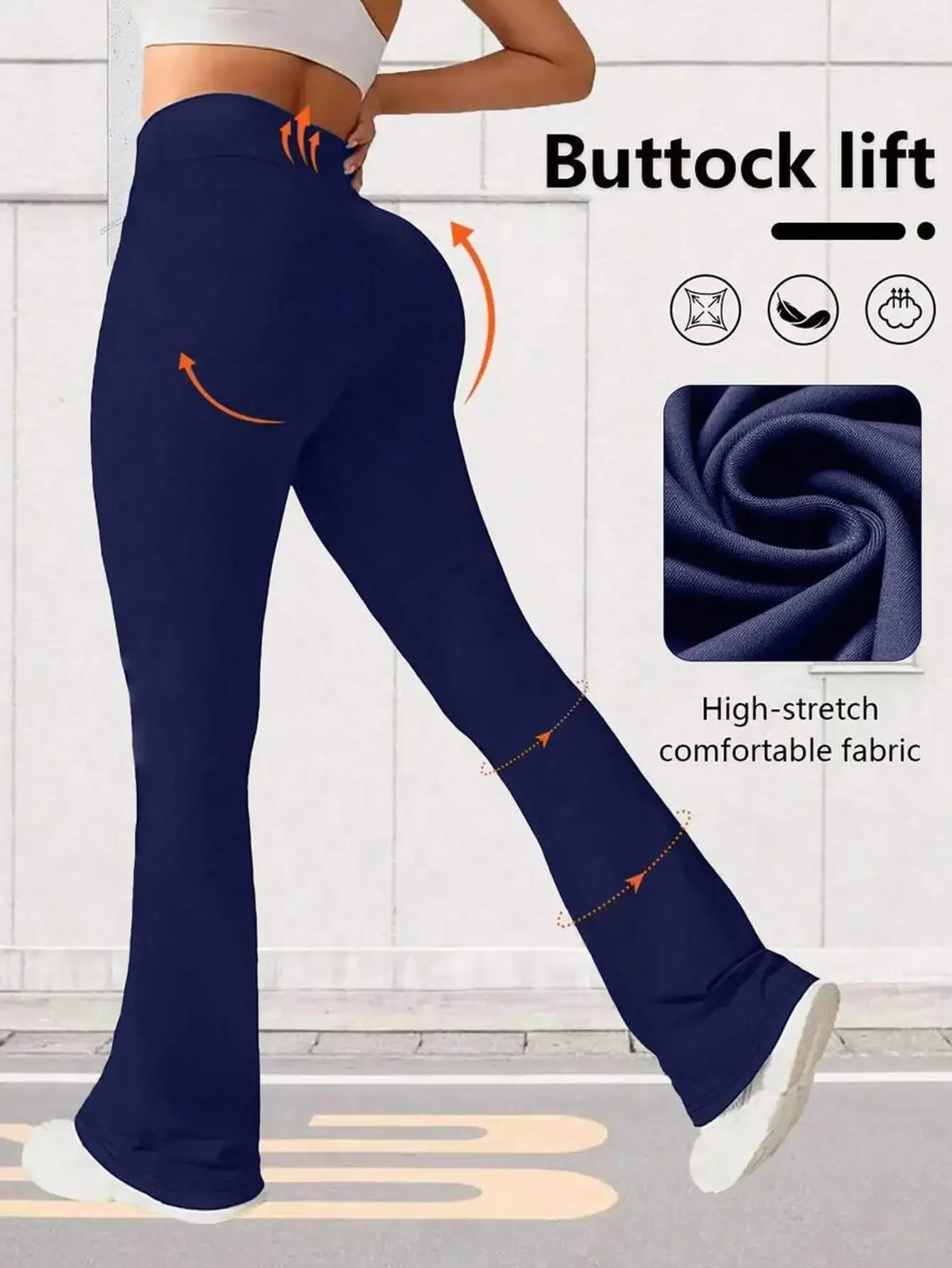 Women's High Waist Flare Yoga Pants For Fitness And Comfort