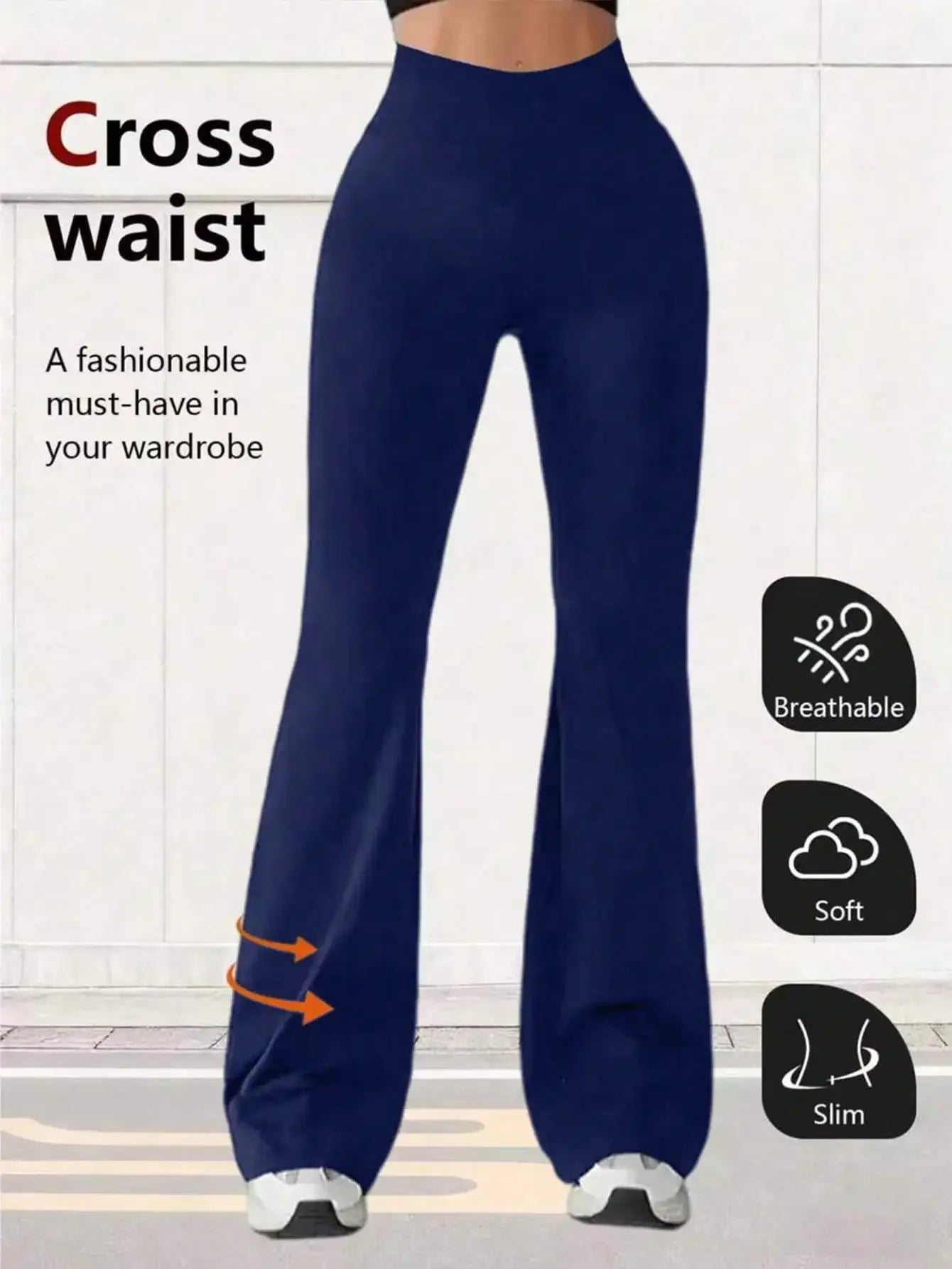 Women's High Waist Flare Yoga Pants For Fitness And Comfort