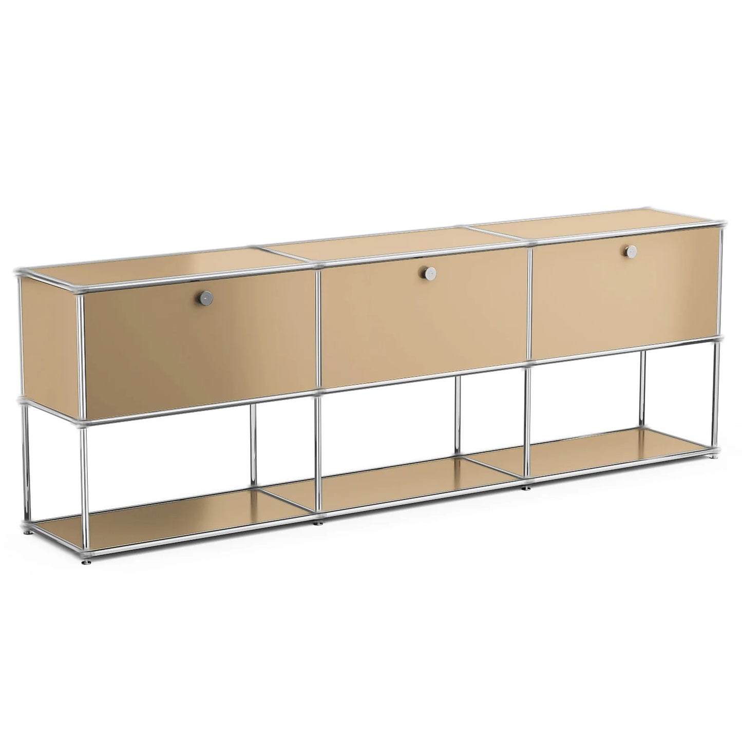 Stainless Steel Storage Cabinet and TV Stand for Living Room