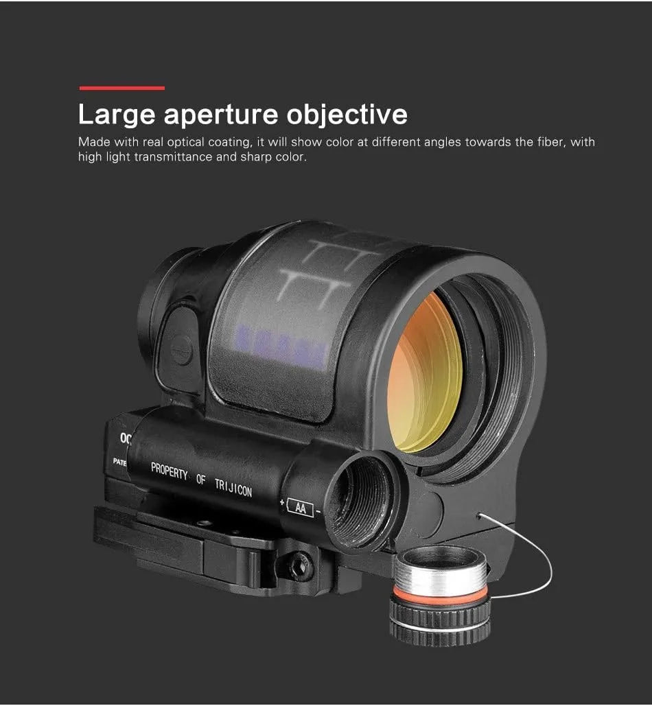 Nabila Red Dot Reflex Sight Solar Powered Rifle Scope With QD Mount