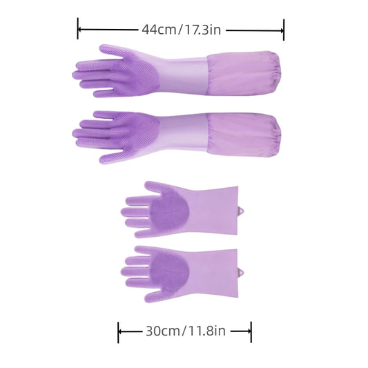 Thicker Pet Grooming Gloves Dog Cat Bathing Cleaning Glove Shampoo Scrubber Soft Silicone Hair Removal Glove Pet Accessories