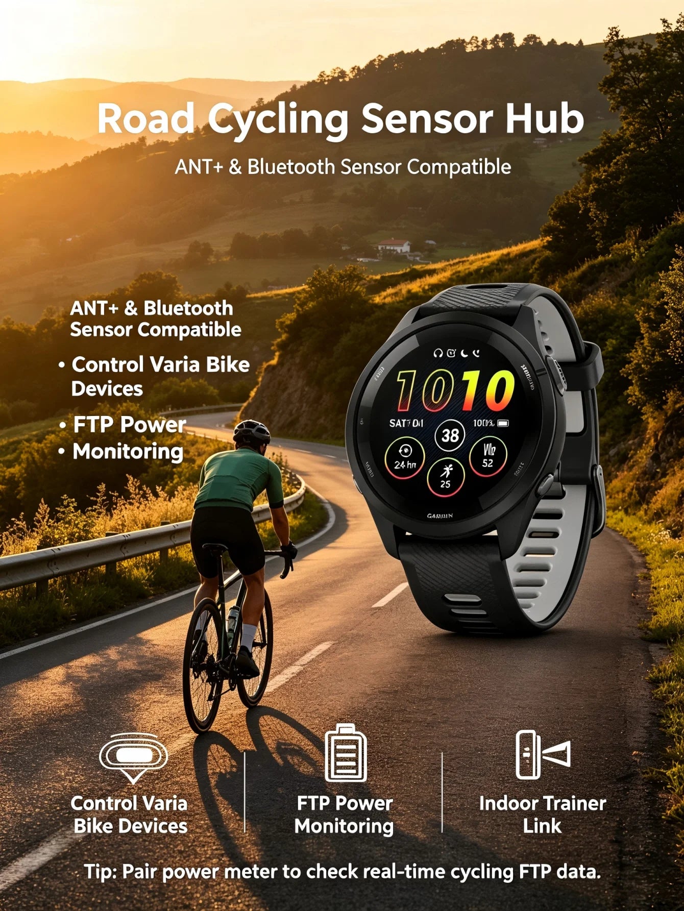 Garmin Forerunner 265 Outdoor GPS Smartwatch With Multiband Navigation
