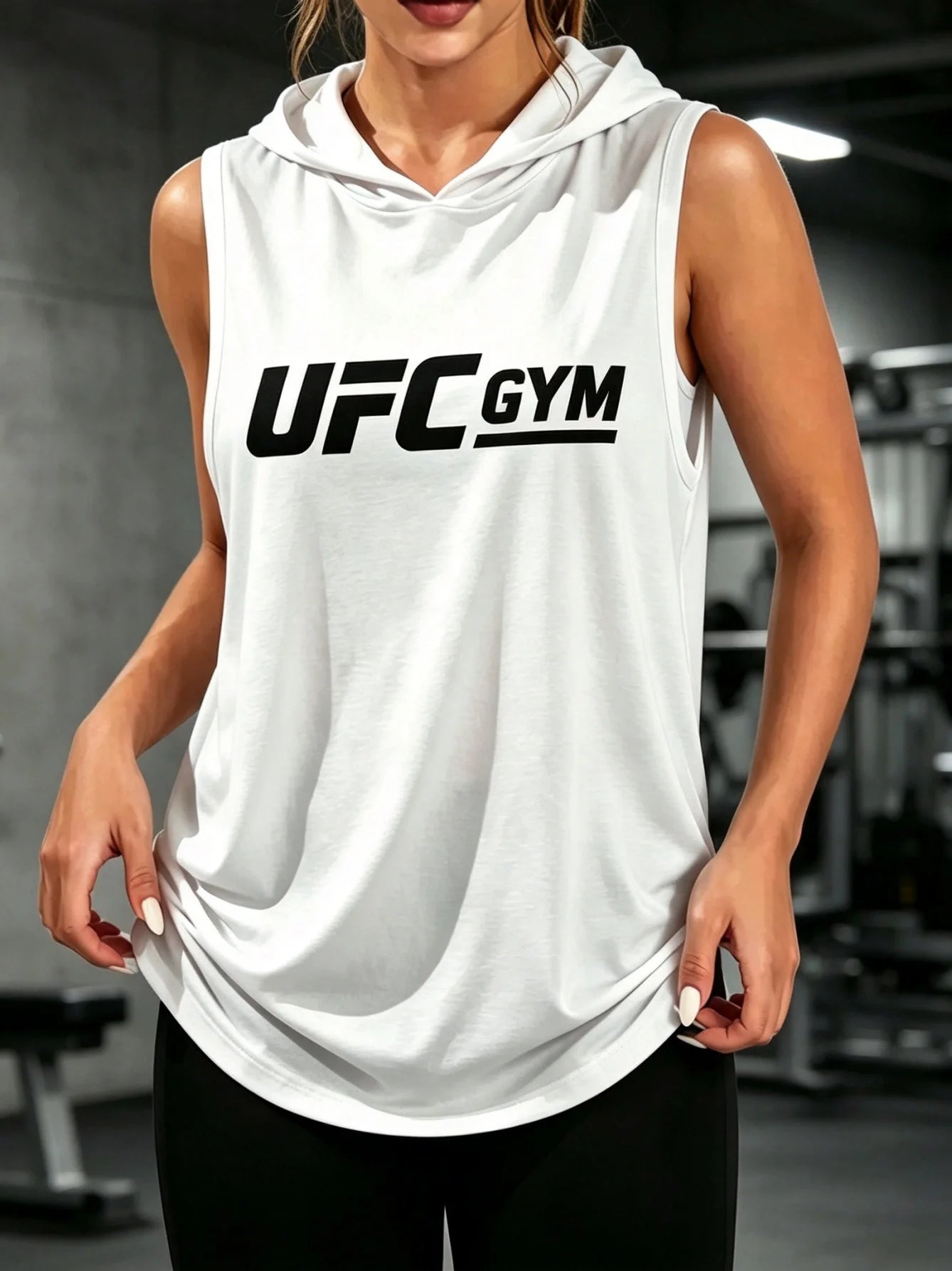 Unisex Sleeveless Hooded Gym Tank Top for Daily Workouts